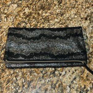 Stella & Dot metalic clutch